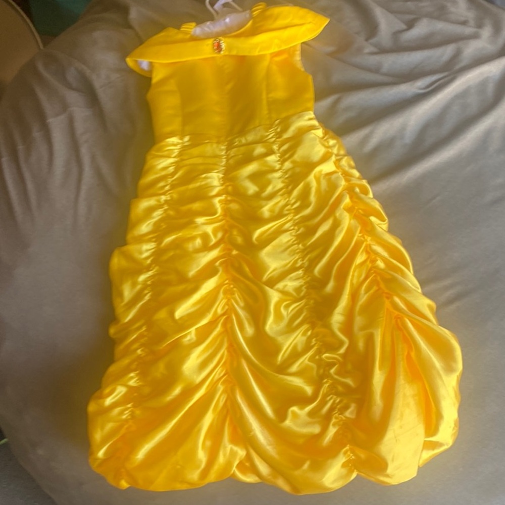 Relibeauty Vibrant Yellow Satin Dress